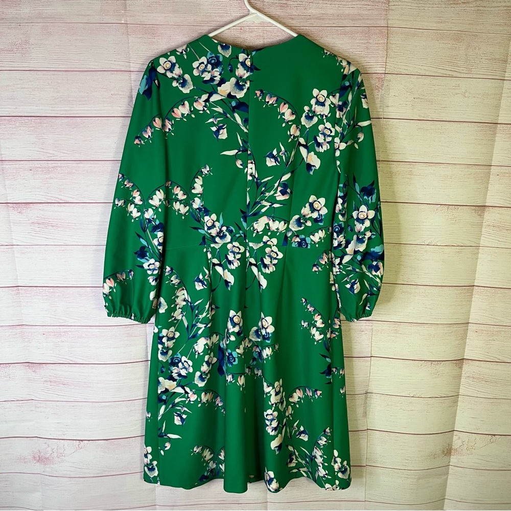 Eliza J‎ Green Floral Dress Size 8 - Picture 9 of 9